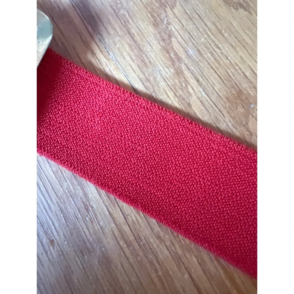 Red Youth Baseball Belt Adjustable Elastic Sports Uniform Belt Kids Size